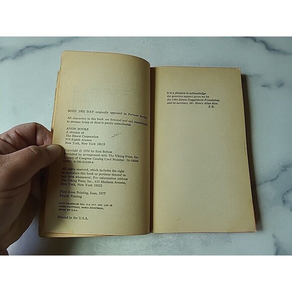 Seize The Day By Saul Bellow Paperback - Picture 4 of 10